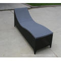 Outdoor High Chaise Lounge Garden Rattan Sunbed